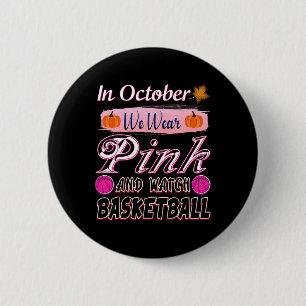 Badge Rond 5 Cm En Octobre Nous Portons Rose Bysketbyll Cancer Du