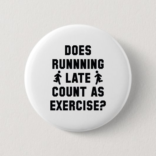 Badge Rond 5 Cm En Retard (Devant)