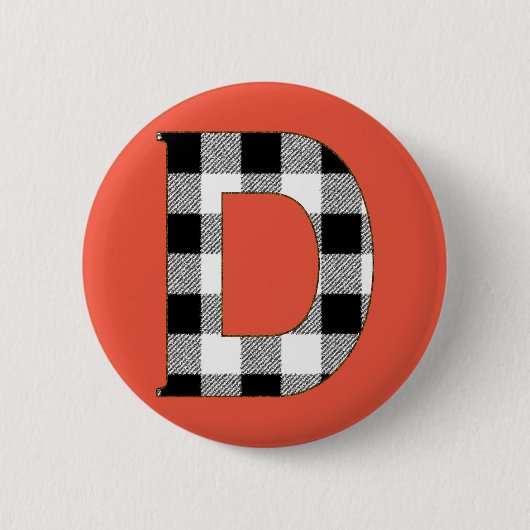 BADGE ROND 5 CM EN VICHY D (Devant)