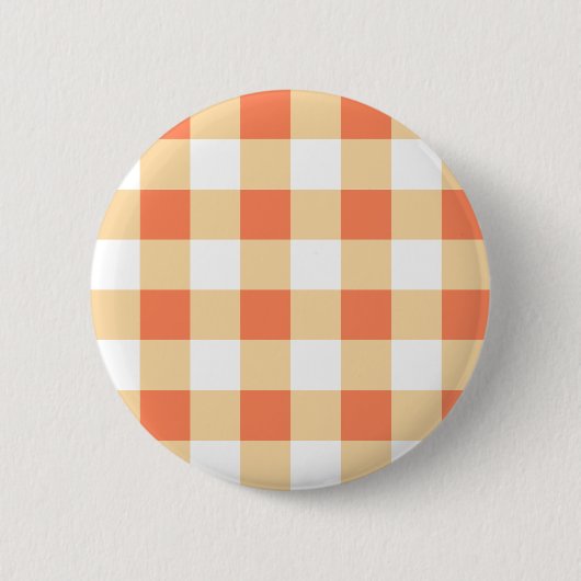 Badge Rond 5 Cm en vichy Motif (Devant)