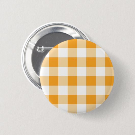 Badge Rond 5 Cm en vichy Motif (Devant & derrière)