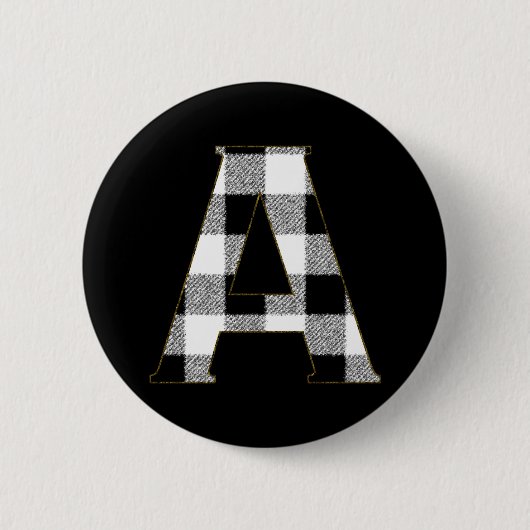 Badge Rond 5 Cm en vichy Vérifier A (Devant)