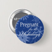 Badge Rond 5 Cm Enceinte pour les vacances ! (Devant & derrière)