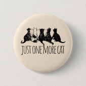 Badge Rond 5 Cm Encore un parent de chat de plus (Devant)