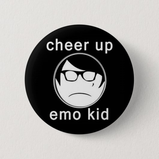 Badge Rond 5 Cm Encouragez l'enfant d'emo (Devant)