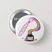 Badge Rond 5 Cm Encre lunaire - AC (Devant & derrière)