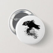 Badge Rond 5 Cm Encre Raven (Devant & derrière)