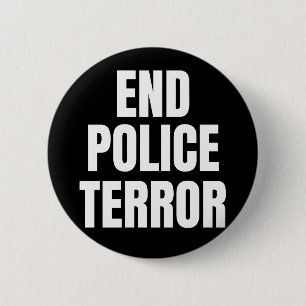 Badge Rond 5 Cm End Police Terror