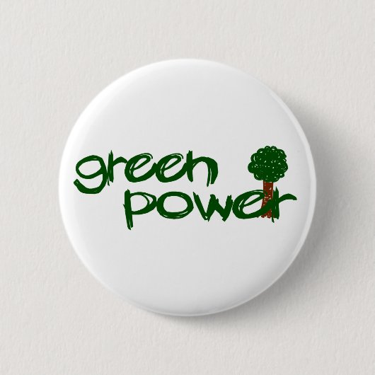 Badge Rond 5 Cm Énergie verte (Devant)