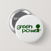 Badge Rond 5 Cm Énergie verte (Devant & derrière)
