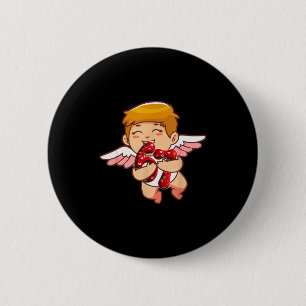 Badge Rond 5 Cm Enfant 6 7 Mème Six Sept Cupidon Saint-Valentin D