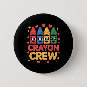 Badge Rond 5 Cm Enfant artistique mignon aime Dessin Amoureux de l