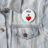 Badge Rond 5 Cm Enfant @ Coeur (En situation)
