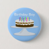Badge Rond 5 Cm Enfant d'anniversaire (Devant)