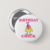 Badge Rond 5 Cm Enfant d'anniversaire (Devant & derrière)
