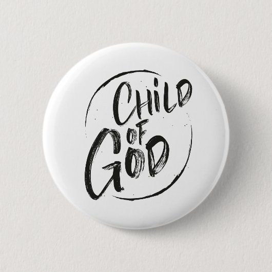 Badge Rond 5 Cm Enfant de Dieu (Devant)