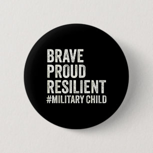 Badge Rond 5 Cm Enfant Militaire Violet pour les Enfants Militaire