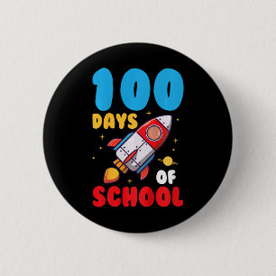 Badge Rond 5 Cm Enfants 100 Jours D'École Enfants 100E Jour D'Écol