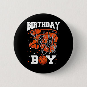 Badge Rond 5 Cm Enfants 10e anniversaire Basketball Enfants