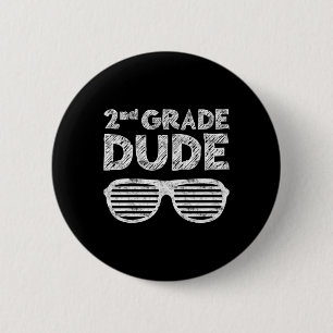 Badge Rond 5 Cm Enfants 2e année Dué 2e année Retour à l'école