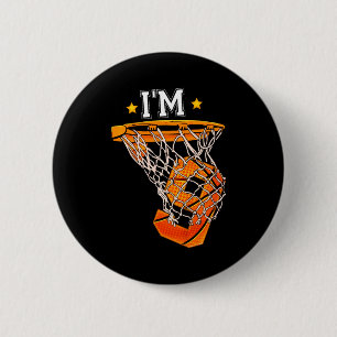 Badge Rond 5 Cm Enfants 9e anniversaire basketball 9 garçon fille