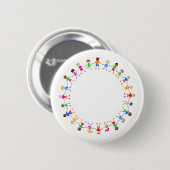 Badge Rond 5 Cm Enfants colorés (Devant & derrière)