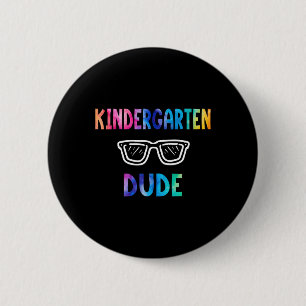 Badge Rond 5 Cm Enfants drôles Arc-en-ciel Retour à l'école Bonjou