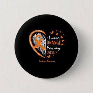 Badge Rond 5 Cm Enfants Femmes Je Porte De L'Orange Pour Mon Oncle