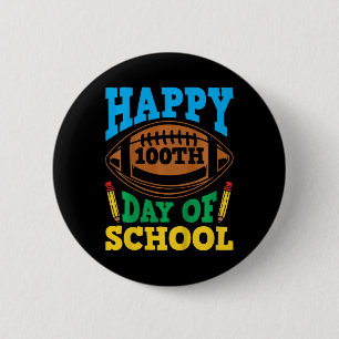 Badge Rond 5 Cm Enfants Garçons Filles 100 Jours D'École Joyeux 10