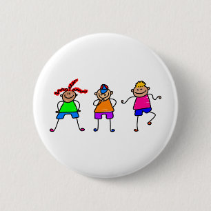 Badge Rond 5 Cm Enfants géniaux