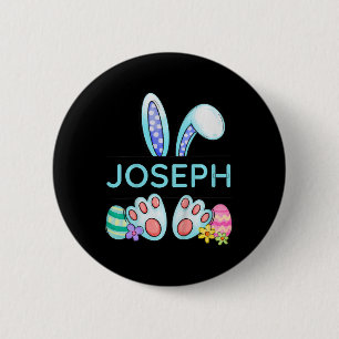 Badge Rond 5 Cm Enfants mignons Garçons Design Joseph Personnalisé