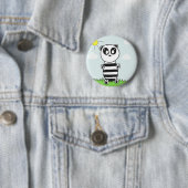 Badge Rond 5 Cm Enfants Panda (En situation)