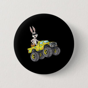 Badge Rond 5 Cm Enfants Pâques Rabbit équitation Monster Camion Fu