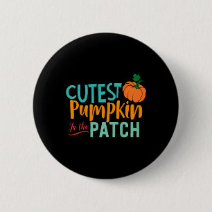 Badge Rond 5 Cm Enfants Plus Mignon Citrouille Dans Le Patch Fun a