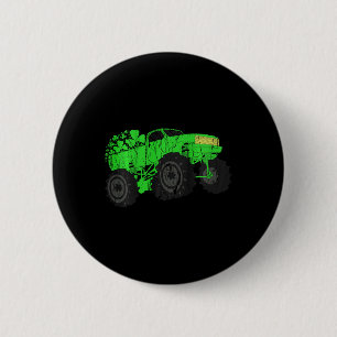Badge Rond 5 Cm Enfants Saint-Patrick Jour Fèves Irlandaises Shamr