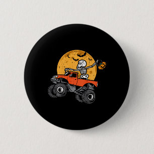Badge Rond 5 Cm Enfants Skeleton Monster Camion Lune Candy Toddler