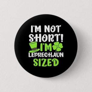 Badge Rond 5 Cm Enfants St-Patrick Je ne suis pas petit je suis lu