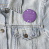 Badge Rond 5 Cm Engagement de sécurité (En situation)