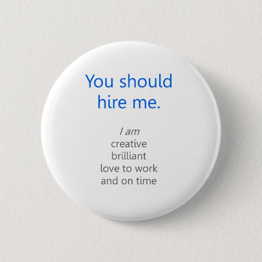 Badge Rond 5 Cm Engagez-moi (Devant)