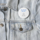 Badge Rond 5 Cm Engagez-moi (En situation)