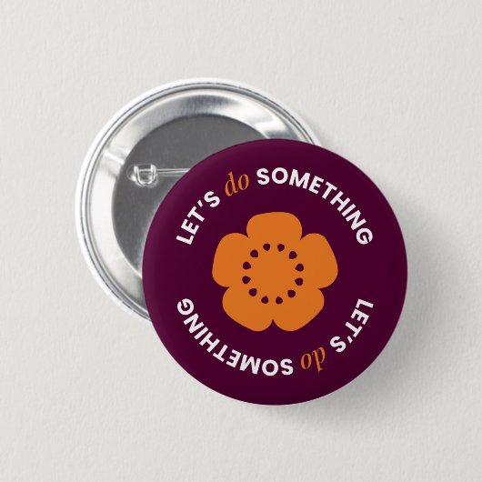 Badge Rond 5 Cm EngenderHealth: Let's Do Something - Button (Devant & derrière)
