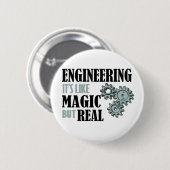 Badge Rond 5 Cm Engineering (Devant & derrière)