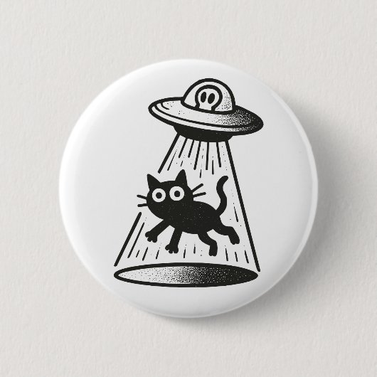 Badge Rond 5 Cm Enlèvement de chats (Devant)