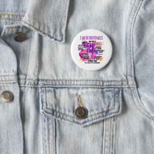 Badge Rond 5 Cm Enneagram Type 4 - Je Suis Individualiste