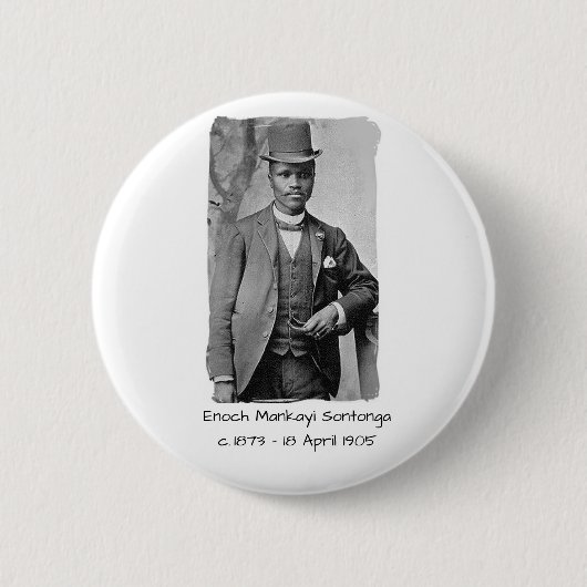 Badge Rond 5 Cm Enoch Sontonga (Devant)