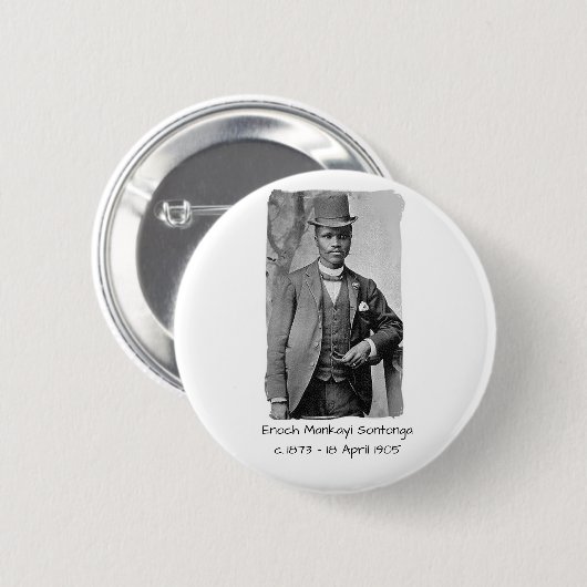 Badge Rond 5 Cm Enoch Sontonga (Devant & derrière)