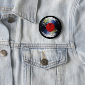 Badge Rond 5 Cm Enregistrement mondial - bouton (En situation)