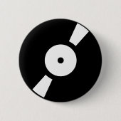 Badge Rond 5 Cm enregistrement vinly rétro (Devant)