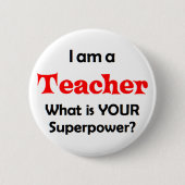 Badge Rond 5 Cm enseignant (Devant)