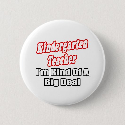 Badge Rond 5 Cm Enseignant à la maternelle... Un genre de grand ma (Devant)
